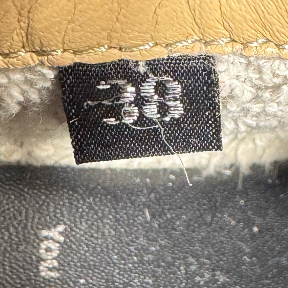 P448 White Sneakers with Metallic Gold Heel and Tongue - Picture 10 of 10